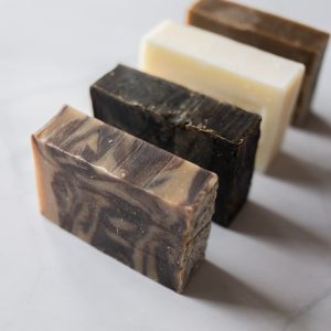 Variety of types and techniques of soap-making
